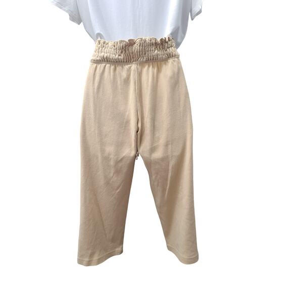 bebe Women's Y2K Capri length lounge pants bling beige Size Medium Mcbling - Picture 4 of 9